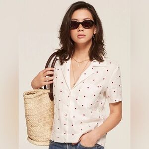 Vintage Authentic Reformation Button Down
